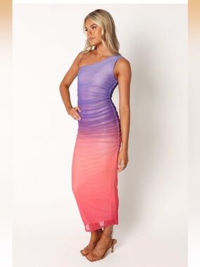 Petal & Pup Women's Dakota One Shoulder Midi Dress